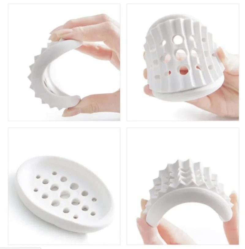 

Portable Soap Dishes Holder Bathroom Shower Soap Storage Plate Stand Dishes Container Home Bathroom Products