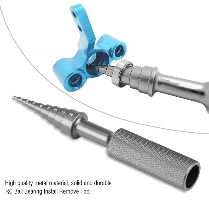 

Metal RC Car Helicopter Ball Bearing Install Remove Puller Removal Tool 2/3/4/5/6/8/10/12/14mm Great RC odel repair tool Part
