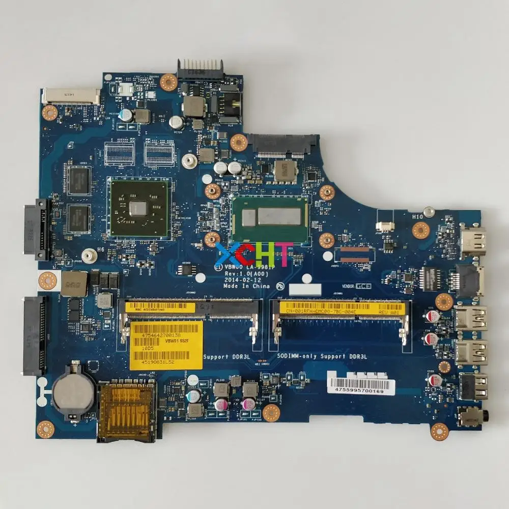 CN 001RFH 01RFH LA 9981P w I7 4500U CPU 216 0841027 GPU для Dell Inspiron 15r 5537 ноутбук ПК материнская плата