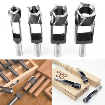 

Carbon Steel DIY Tenon Maker Cutter Tapered Multifunctional Hardened Drill Bit Plug Spike Woodworking Hand Tool