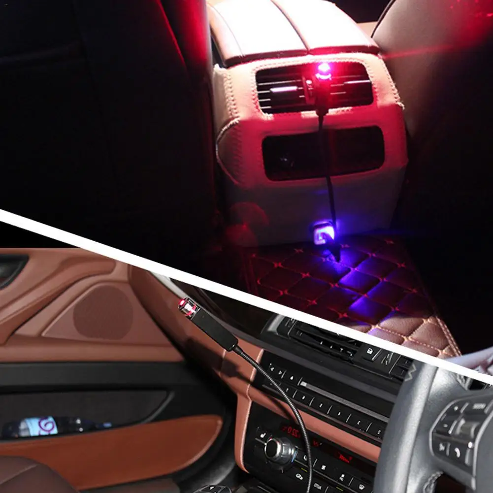

Car Star Projector Night Light USB Atmosphere Ceiling Roof Interior Decorative Armrest Box Projection Lamp for Car Home Party