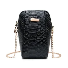 

Small Shoulder Bag Women Pu Leather Mini Phone Bag Crossbody Crocodile Bags Cross Womens Chain Handbag Bolsas Feminina Shell Bag