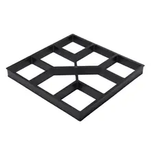 DIY сад Газон Путь каменная Форма Личность пол плесень художественный форма для тротуара ступенька цемент, бетон форма для мощения кирпича