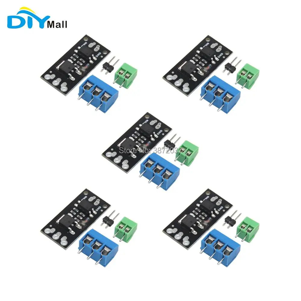 

5pcs/lot DIYmall Isolation MOSFET MOS tube field effect transistor module instead of relay AOD4184 For arduino