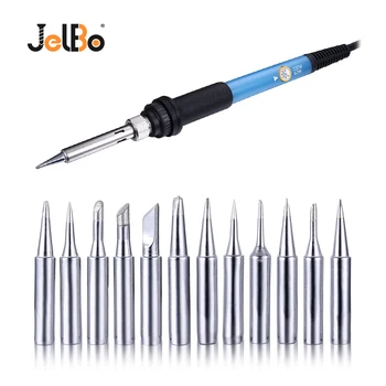 

JelBo Adjustable Soldering Iron 60W Electric Soldering Gun Rework Station Solder Welding Tip Head Repair Hand Tool EU Plug