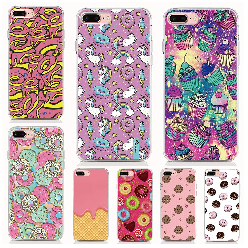 

Doughnut phone Cases For ASUS ZenFone 4 Max ZC520KL 3 Max ZC520TL Max Pro M1 Back Soft silicon Case