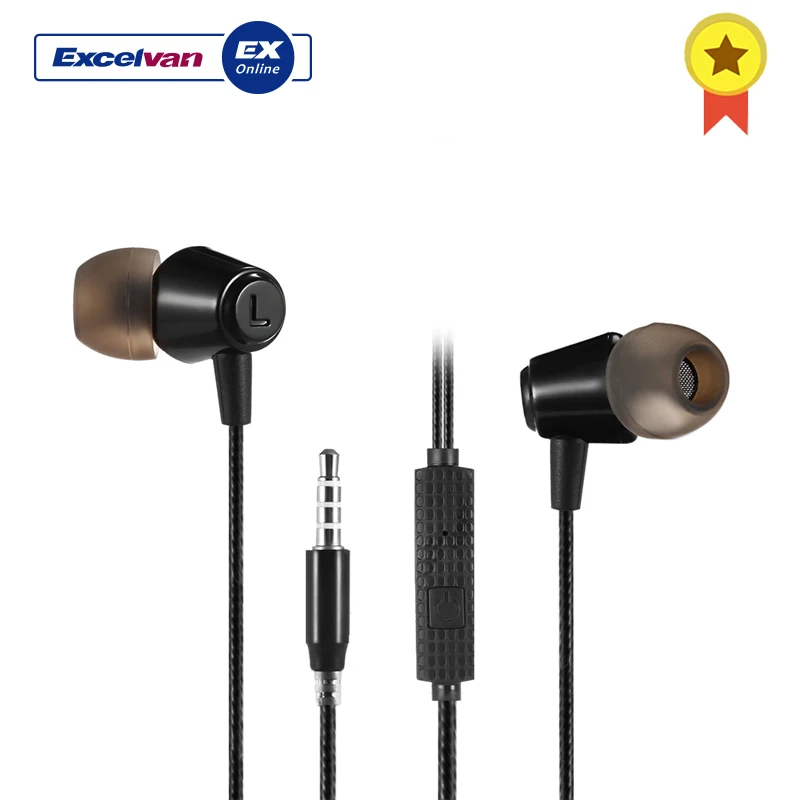 

K18 In-Ear Wired Earphone High Sensitivity Mega Bass Volume Adjustment Noise Reduction Stereo Sound With Microphone For Phone