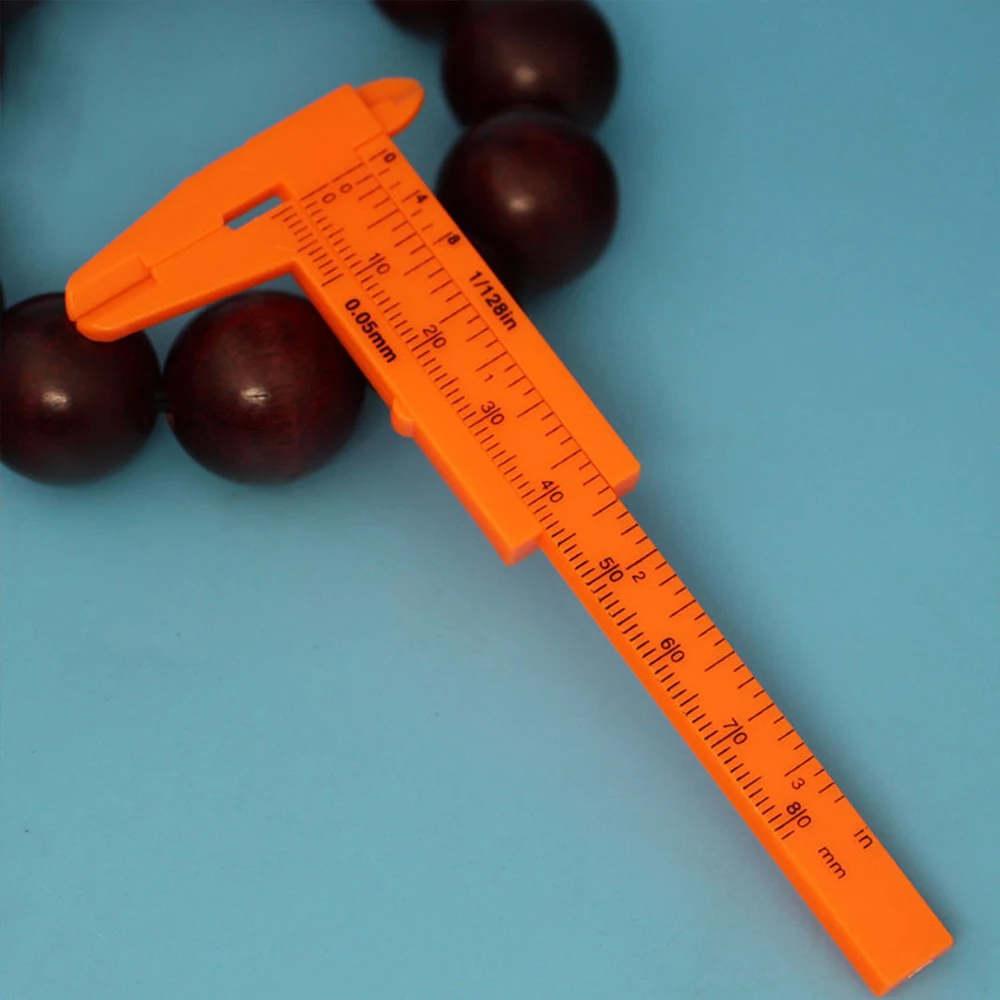 80MM Vernier Caliper Sliding Gauge Measuring Tool Accurate Measurement Orange