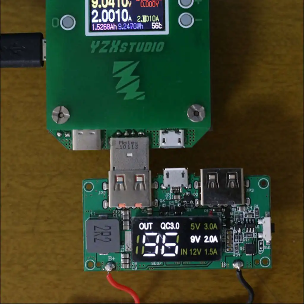 5V Boost High Pass Qc3.0 Быстрая зарядка пресс плата с цифровым дисплеем питания Мобильная