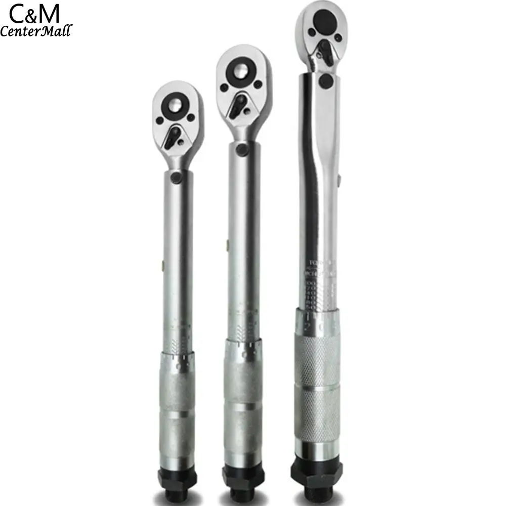 

torque wrench bike 1/4 3/8 1/2 Square Drive 5-210N.m Two-way Precise Ratchet Wrench Repair Spanner Key Hand Tools