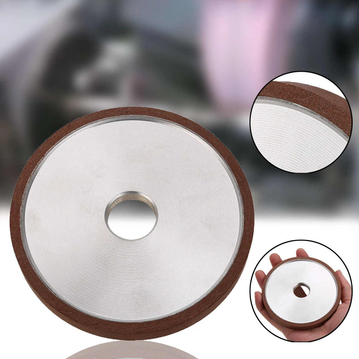 

1Pc Grinding Wheel 100mm Diamond Grinding Wheel Cup 180 Grit Cutter Grinder For Carbide Metal Saw Blades