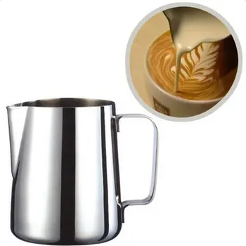 

Milk Jug Pitcher Stainless Steel Milk Bowls For Frother Craft Coffee Latte Frothing Pitcher Latte Art (200ml)