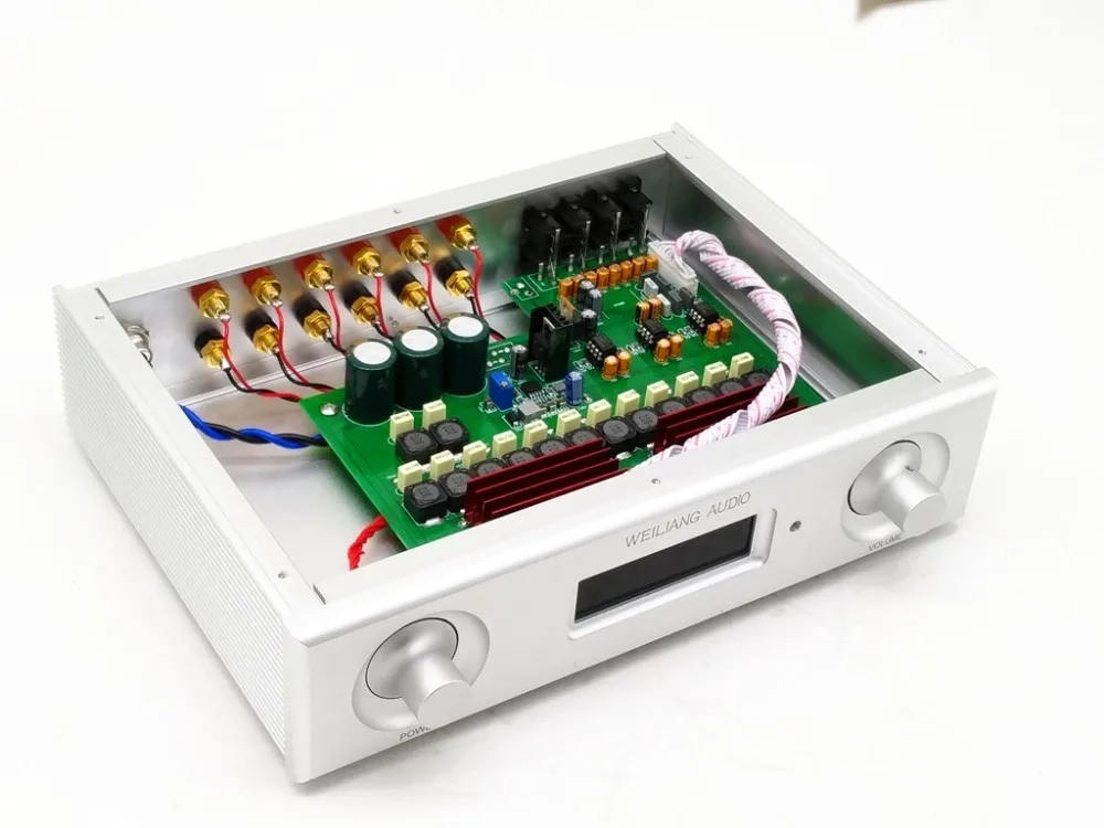 TIANCOOLKEI WL51 6 ти канальный цифровой стерео аудио усилитель опыт мощность AC3 DSD Dolby