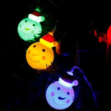 1,2 м, снеговик, светодиодные сказочные гирлянды, Санта, светодиодный Рождественский светильник, домашний сад, внутренний, вечерние, Свадебный, Рождественский декоративный светильник