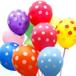 Taoup 10 шт. 12 дюймов перламутровые точка латексные шары Air круглый баллоны интимные аксессуары с днем рождения шарики, День подарков будущей