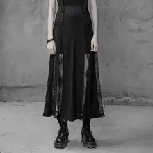 Панк рейв женские кружевные панельные готическая юбка OPQ-400