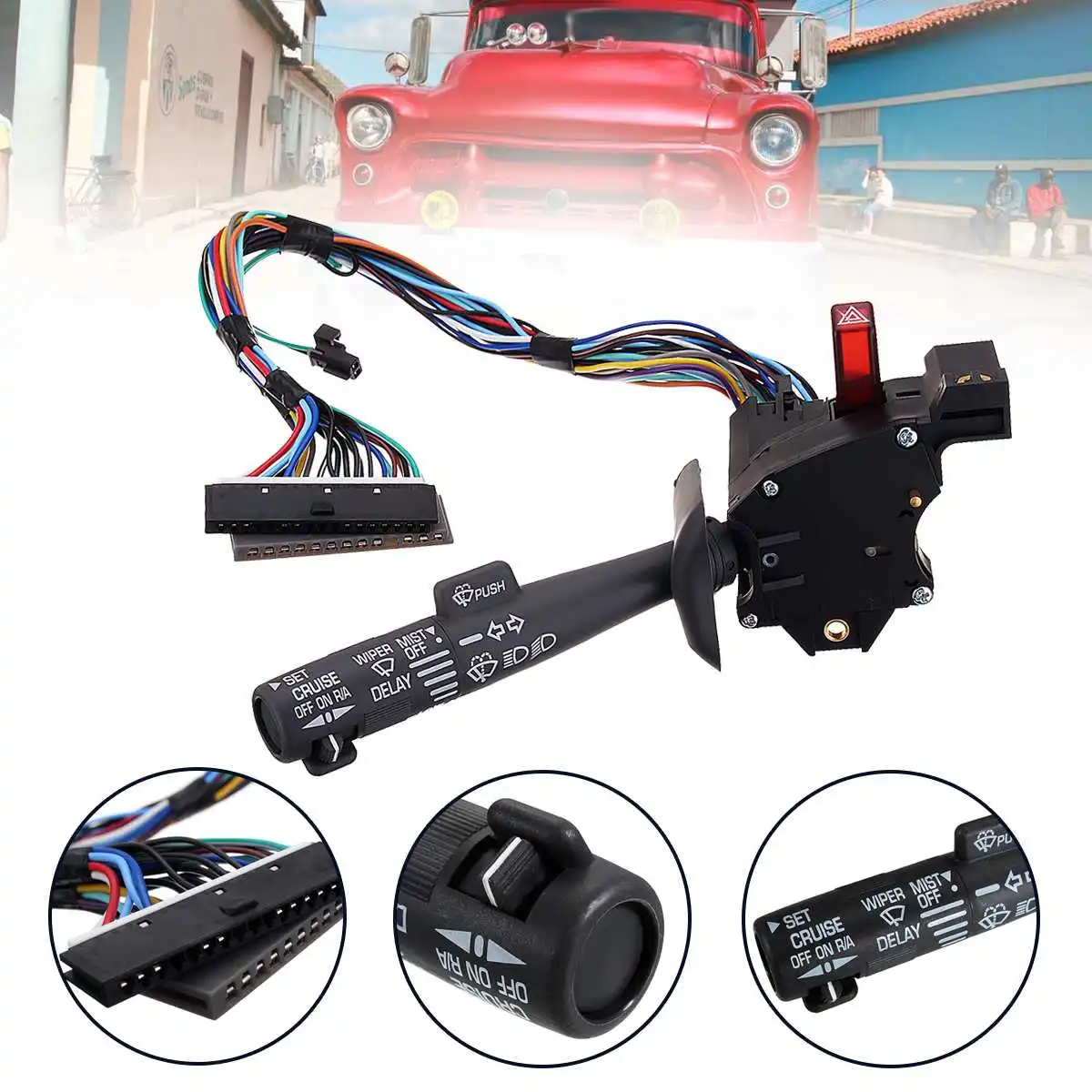 

Turn Signal Cruise Control Windshield Wiper Arm Lever Switch For Chevy For GMC For Oldsmobile Isuzu 26083635 629-00309 DS-933