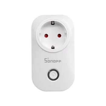 

Sonoff S20 Remote Control Smart Socket WiFi Smart Socket EU Standard 2200W Smart Home for Amazon Alexa Google Thuis Plug