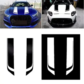 

Car Sticker Hood Sticker Decal Racing Sports Stripe Sticker Hood Decorative Decal Universal