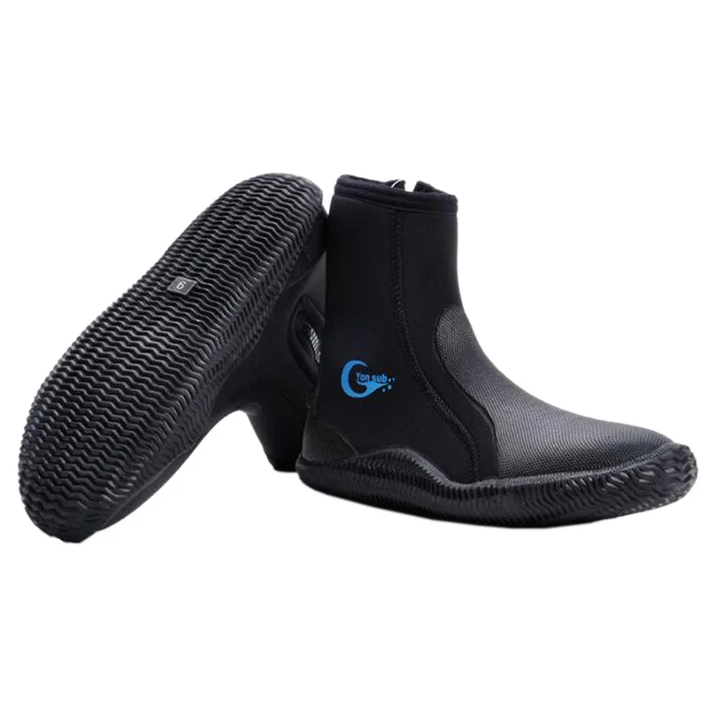 Yon sub Неопреновая Обувь для дайвинга высокая верхняя нескользящая обувь для дайвинга сохраняющая тепло обувь для плавания Рыбалка зима