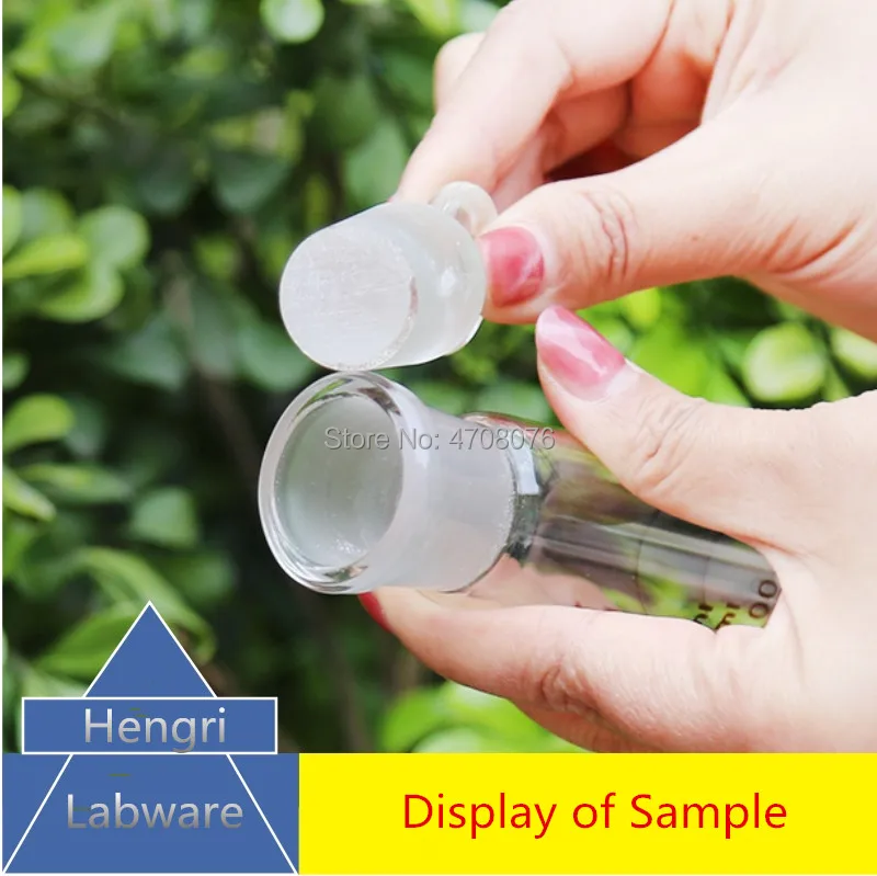 10ml 2pcs/pack Glass graduated cylinder with ground-in stopper Pyrex lab measuring cylinder for chemical experiment Borosilicate