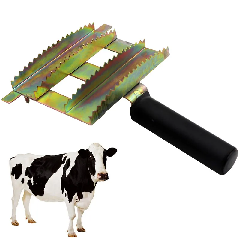 Livestock Cattle Hair Antipruritic Ox Hair Comb Brush for Horse Cattle