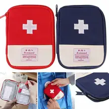Мини-сумка из ткани Оксфорд для экстренной медицинской помощи, аптечка для путешествий, улицы и т. д. 2 внутренних отделения для путешествий