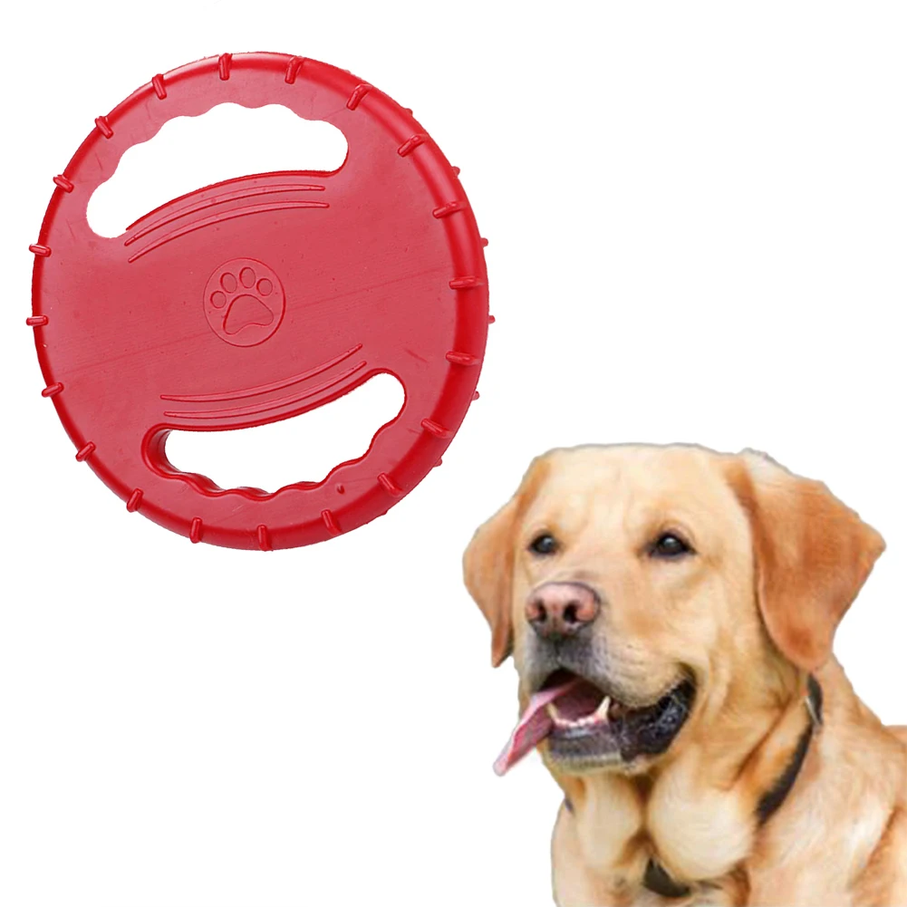 الكلب تحلق القرص دغة مقاومة في الهواء الطلق التدريب جلب الصوت صانع تعويم الحيوانات الأليفة ترينينج جرو لعبة للهواء الطلق الكلب التدريب جديد