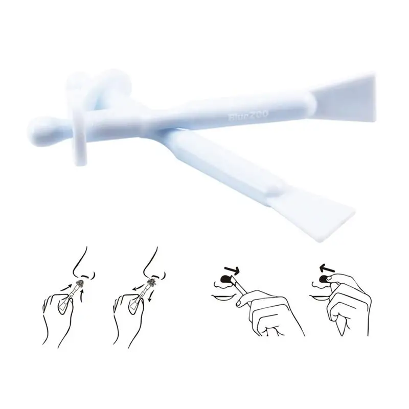 1pc Two In One Nasal Hair Remover Double Head Waxing Stick Face