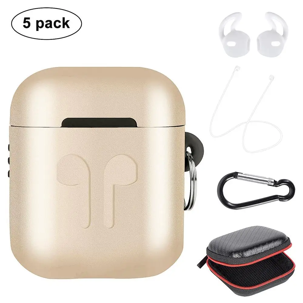 

2019 Metal Protective Skin Cover Accessories Kits For Airpods Charging Case Ultra Lightweight Dustproof Case