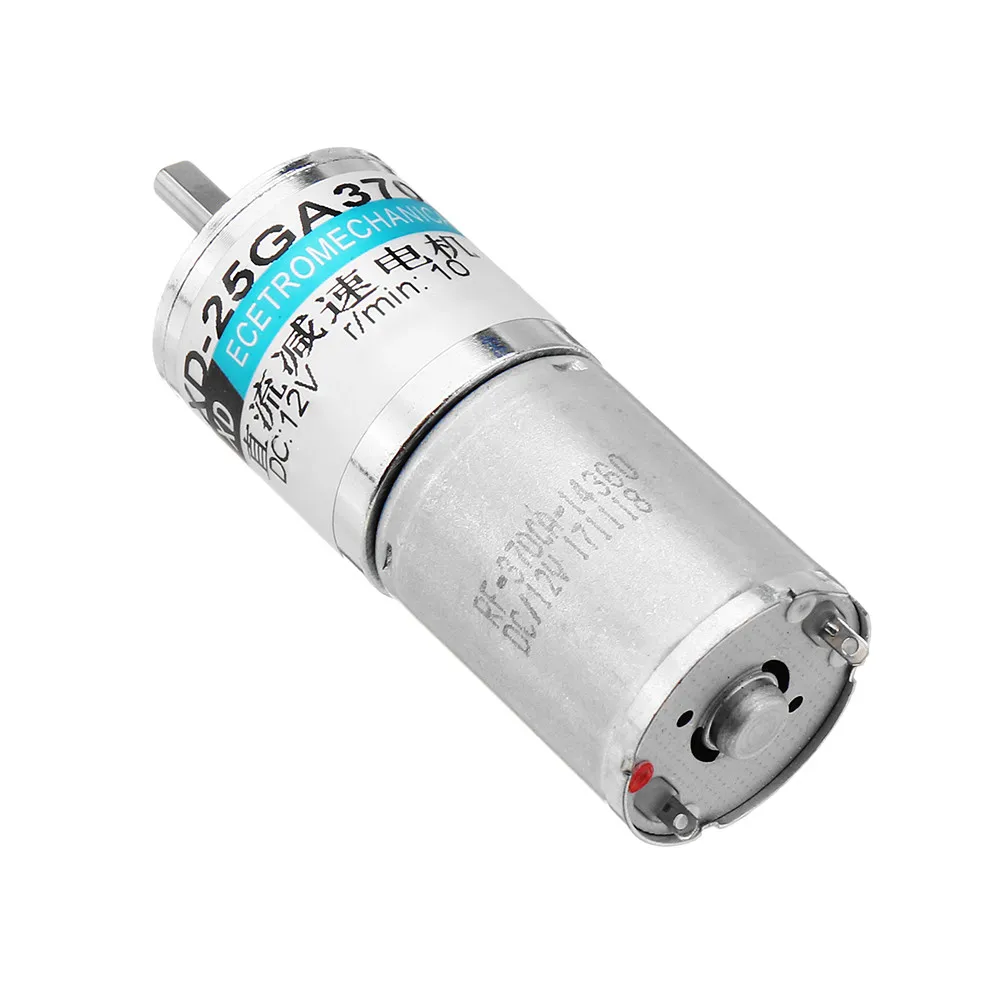 DC 12V 0.3A 5W 10rpm 12kg.cm Шестерня металлический редукторный двигатель мотор шестерни