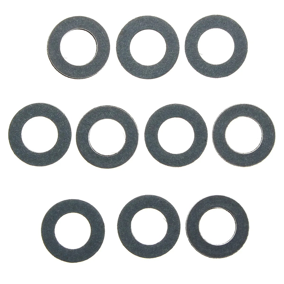

Set of 10 Engine Oil Drain Plug Seal Gasket Rings Washer 90430-12031 For TOYOTA