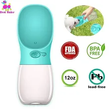 350ml Portable Pet Dog Water Bottle Travel Dog Bowl Cups Dogs Cats Feeder Water Outdoor For Puppy Cat Pets Products SP