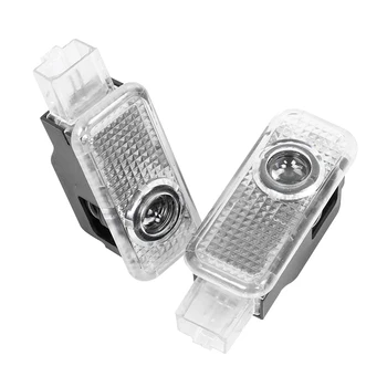 

2x For VW Touareg 2004 2005 2006 2007 2008 2009 2010 LED 3D Car Welcome Door Logo Light Projector Laser Ghost Shadow Lamp