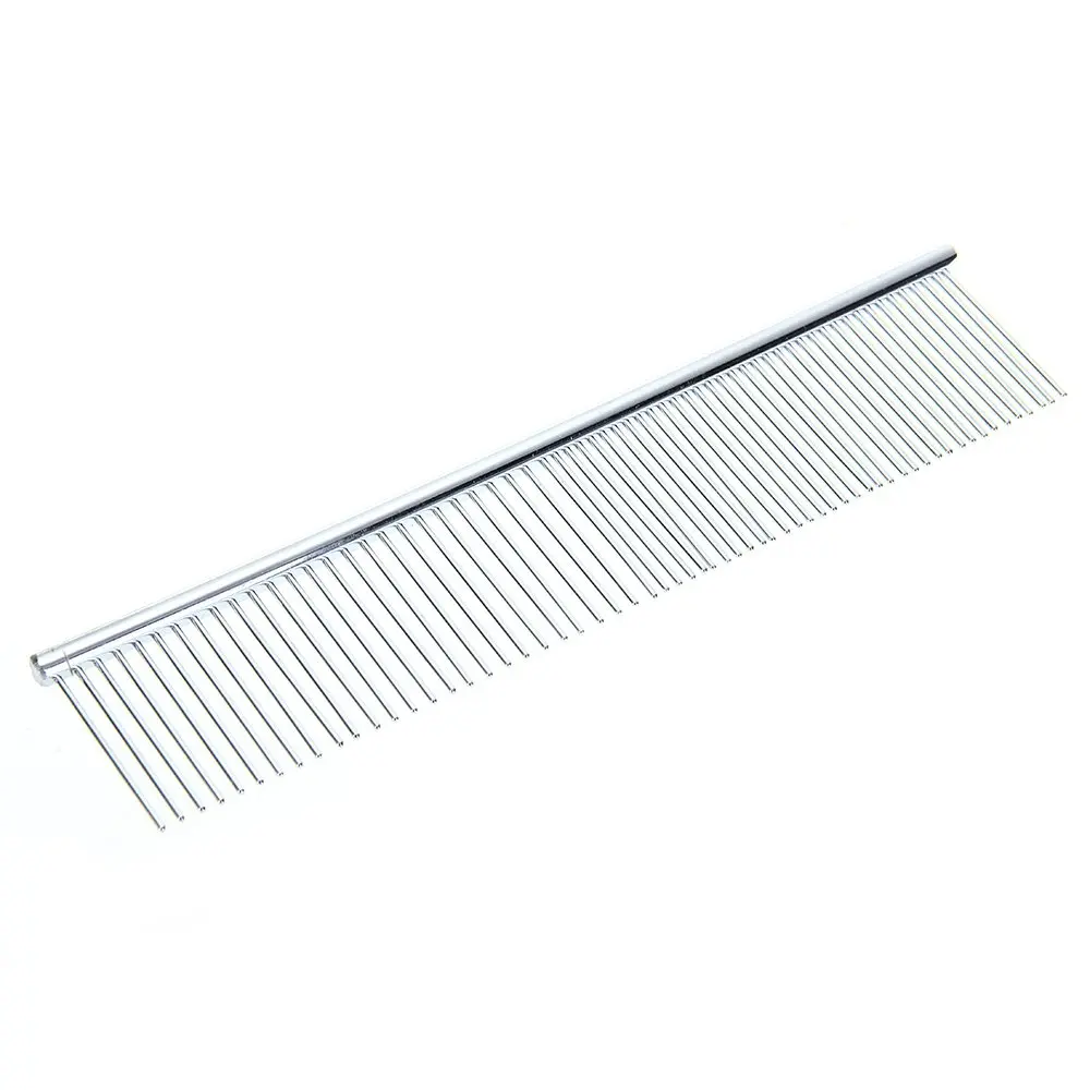 

Grooming Comb Stainless Steel Curry Hair Comb for Pet Cat 19 * 4cm