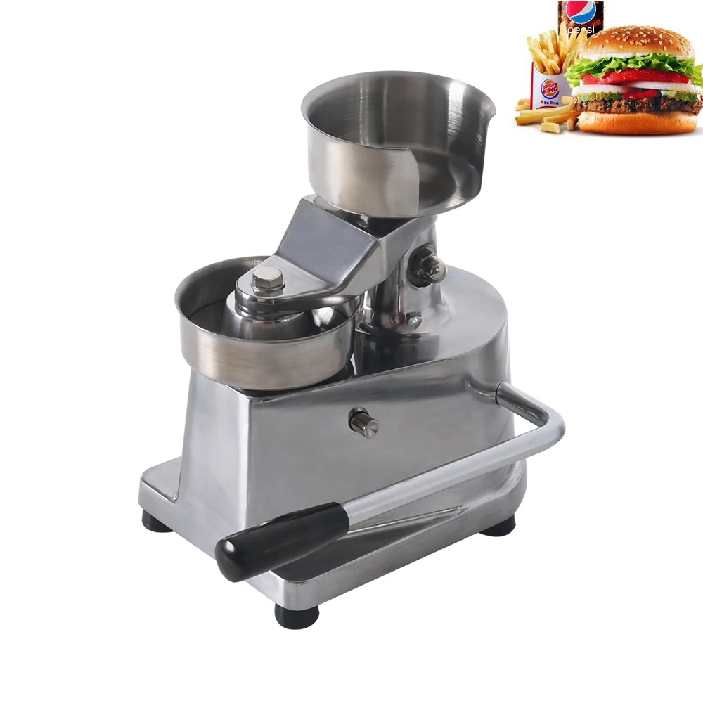 ITOP 100 мм/130 мм Диаметр машина для приготовления котлеты для гамбургера коммерческий бургер мясо пресс машина алюминиевый сплав кухонный комбайн