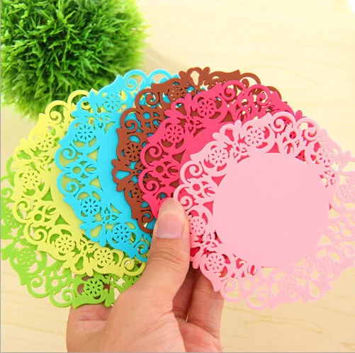 

T Originality Hollow Out Silica Gel Flower Form Non-slip Defence Burn Heat Insulation Teacup Pad TaoBao Gift