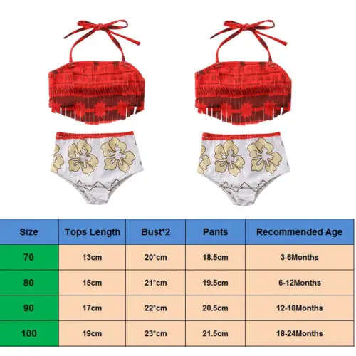 Комплект из двух предметов; летний комплект бикини для новорожденных девочек с принтом; комплект из двух предметов; купальный костюм; комплект бикини