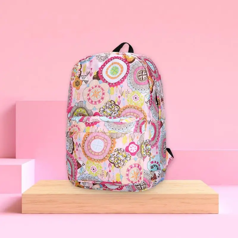 

Printing Travel Canvas Backpacks Women Men Stylish Large Capacity Daily Gift Unisex Durable Zipper Shoulder School Bags