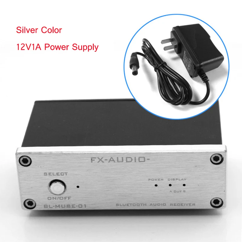 

FX-audio BL-MUSE-01 Lossless HiFi bluetooth Amplifier with Antenna Audio Receiver Optical Coaxial Digital Amplifier 12V 1A