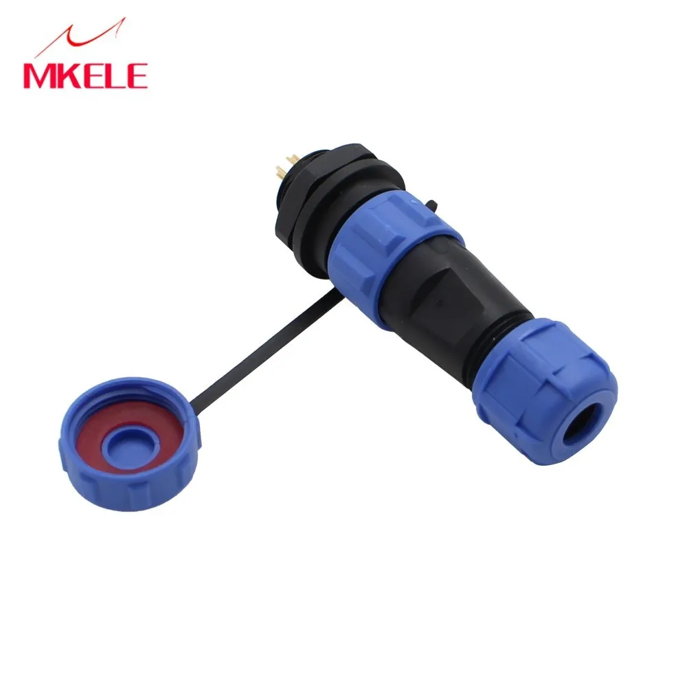 Waterdichte Power Draad Kabel Connector SP13 13mm Type 4 Pin IP68 Connector Stekker En Socket Luchtvaart Plug 