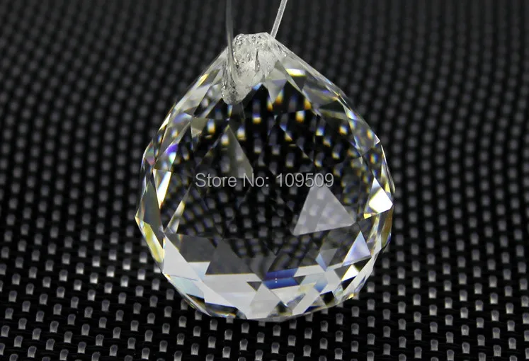 40 шт./лот AAA 40 мм Люстра Crystal Clear Висит Шар Prism Suncatcher Фэн-Шуй Подвеска