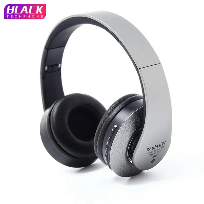 

Bluetooth Headphones Over Ear Hi-Fi Stereo Wireless Headset Foldable Soft Memory-Protein Earmuffs Built-in Microphone Cancelling