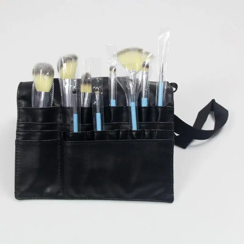 

Pro Makeup Cosmetic 18 Pockets Artist Brush Apron Belt Strap Bag Case makeup tools accessories 2019 valentines day gift