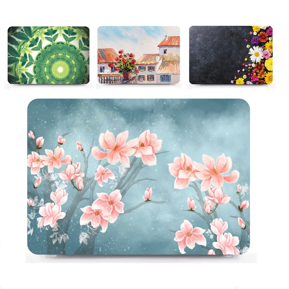 Новые печати Жесткий Чехол для ноутбука чехол-накладка мягкий чехол для Apple Macbook Air11 Air13 Pro retina сенсорной панелью, возрастом 11, 12, 13, 15 дюймов A1932