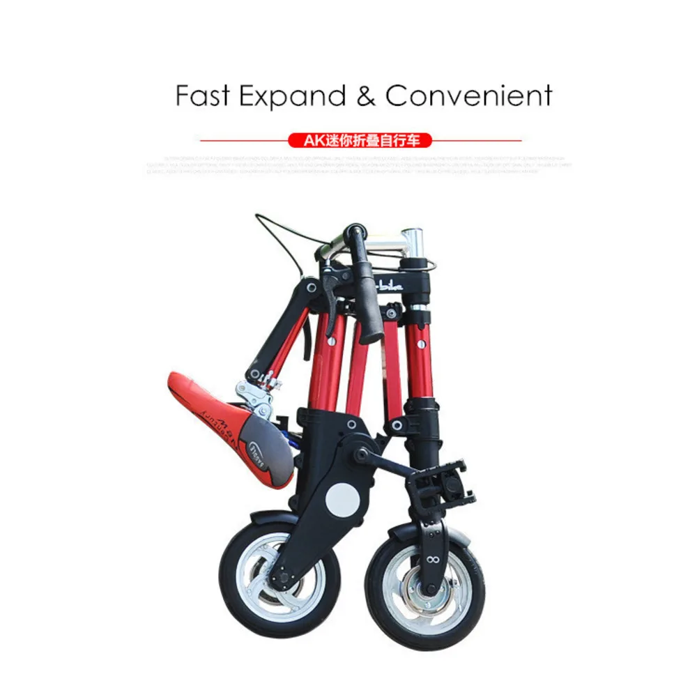 Perfect New Xfront Abike Unisex 8 Inch Wheel Mini Ultra Light Folding Bike Subway Transit Vehicles Road Bicycle Outdoor Sports Bicicleta 4