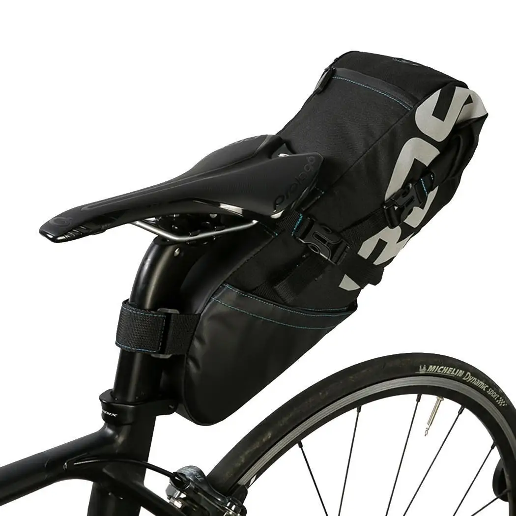 

Bicycle Bag Seatpost Extendable Bike Saddle Bag Road Bicycles Storage 1 Main Compartment Pannier Cycling Bag