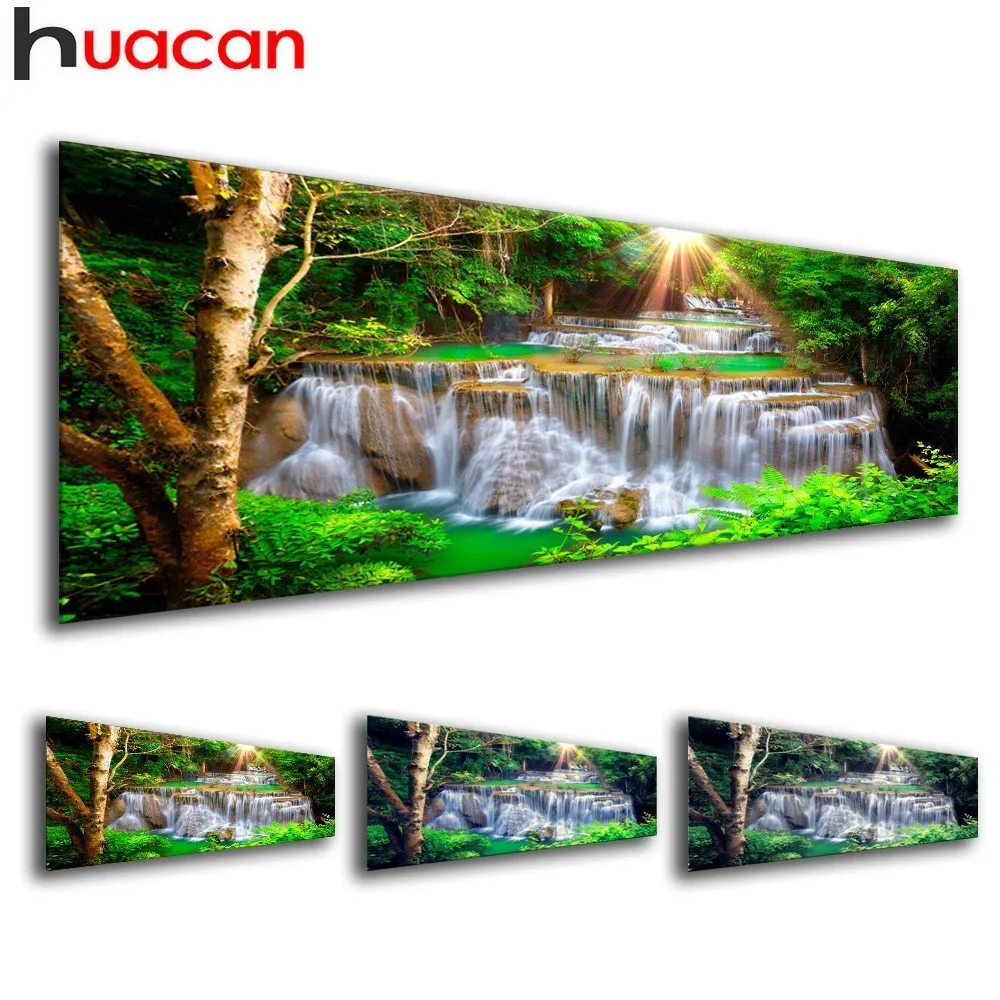 

HUACAN 5D DIY Diamond Painting Full Square Landscape Diamond Embroidery Sale Home Decor Mosaic Scenery Picture Of Rhinestone