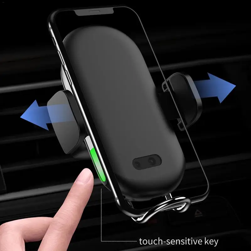 Automatic Infrared Sensor Car Stand Holder QI Fast Wireless Charger For iphone XS MAX XR X 8 Plus For Samsung S8 S9 Note 9 2019 Automatic Infrared Sensor Car Stand Holder QI Fast Wireless Charger For iphone XS MAX XR X 8 Plus For Samsung S8 S9 Note 9 2019