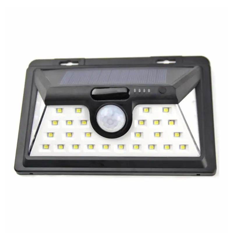 

34 LEDs Solar Powered Lights Outdoor Wireless Motion Sensor Lighting Security Waterproof Wall Spotlights Street Pathway Lighting